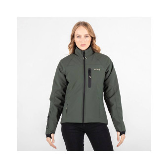 Motorcycle Coats Knox Dual Pro 3 in 1 Soft Shell Thermolite® Plus Woman Olive Green Motorcycle Coats Knox Dual Pro 3 in 1 Soft Shell Thermolite® Plus Woman Olive Green