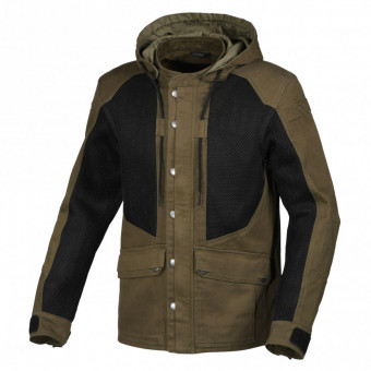 Motorcycle Coats Macna Airstrike Green Black