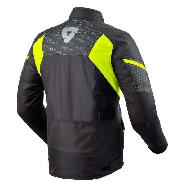 REV'IT Duke H2O Black Neon Yellow