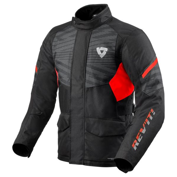 Motorcycle Coats REV'IT Duke H2O Black Red