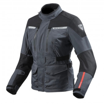 Motorcycle Coats REV'IT Horizon 2 Ladies Black Charcoal Grey