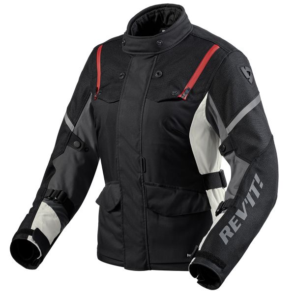 Motorcycle Coats REV'IT Horizon 3 H2O Ladies Black Red