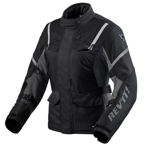 Motorcycle Coats REV'IT Horizon 3 H2O Ladies Black White