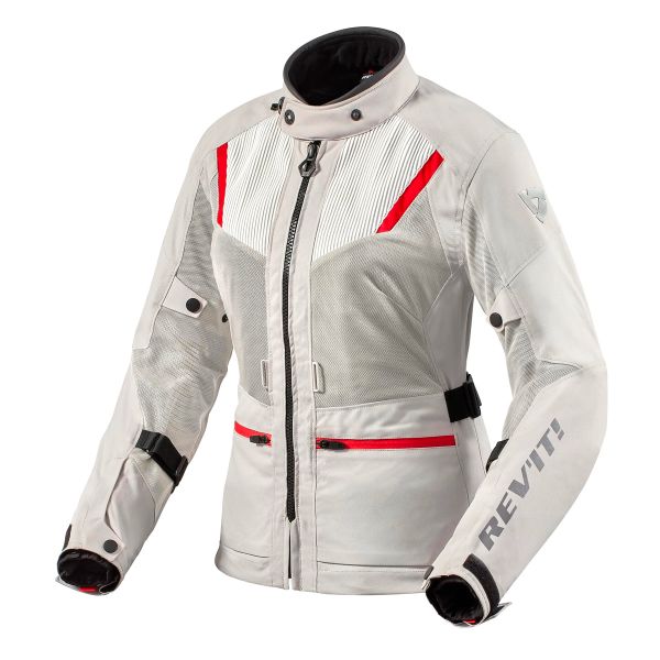 Motorcycle Coats REV'IT Levante 2 H2O Ladies Silver