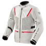 Motorcycle Coats REV'IT Levante 2 H2O Silver