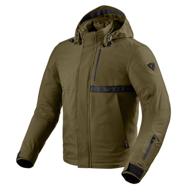 Motorcycle Coats REV'IT Montana H2O D. Green