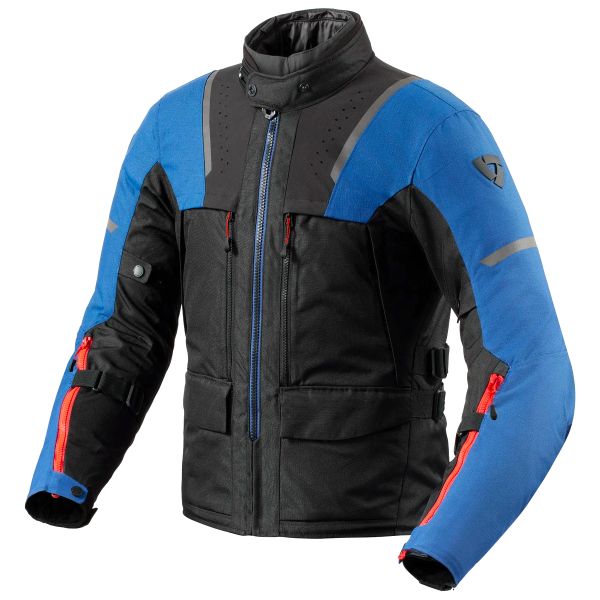 Motorcycle Coats REV'IT Offtrack 2 H2O Blue Black