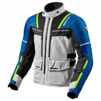 Motorcycle Coats REV'IT Offtrack Silver Blue