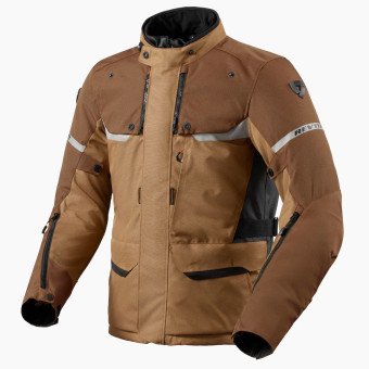 Motorcycle Coats REV'IT Outback 4 H2O Brown Brown
