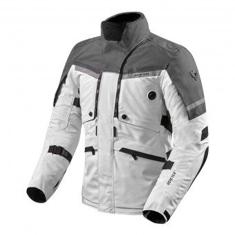 Motorcycle Coats REV'IT Poseidon 2 GTX Silver Charcoal Grey
