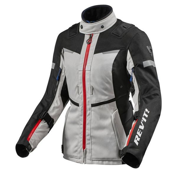 Motorcycle Coats REV'IT Sand 4 H2O Ladies Silver Black