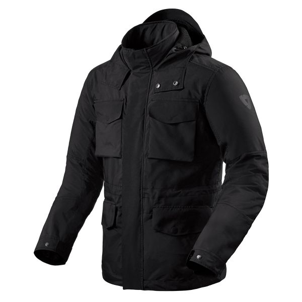 Motorcycle Coats REV'IT Triomphe 2 H2O Black Motorcycle Coats REV'IT Triomphe 2 H2O Black
