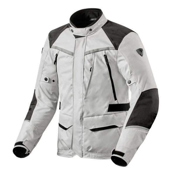 Motorcycle Coats REV'IT Voltiac 3 H2O Silver Black