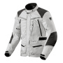 Motorcycle Coats REV'IT Voltiac 3 H2O Silver Black