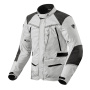 Motorcycle Coats REV'IT Voltiac 3 H2O Ladies Silver Black