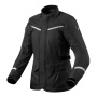 Motorcycle Coats REV'IT Voltiac 3 H2O Ladies Black Silver
