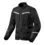 Motorcycle Coats REV'IT Voltiac 3 H2O Black Silver