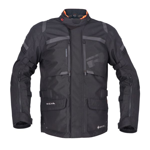 Motorcycle Coats Richa Brutus Gore-Tex Black Motorcycle Coats Richa Brutus Gore-Tex Black
