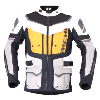 Motorcycle Coats Richa Infinity 2 Adventure Grey Orange