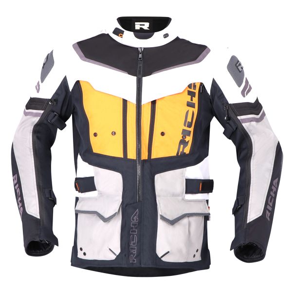 Motorcycle Coats Richa Infinity 2 Adventure Grey Orange Motorcycle Coats Richa Infinity 2 Adventure Grey Orange
