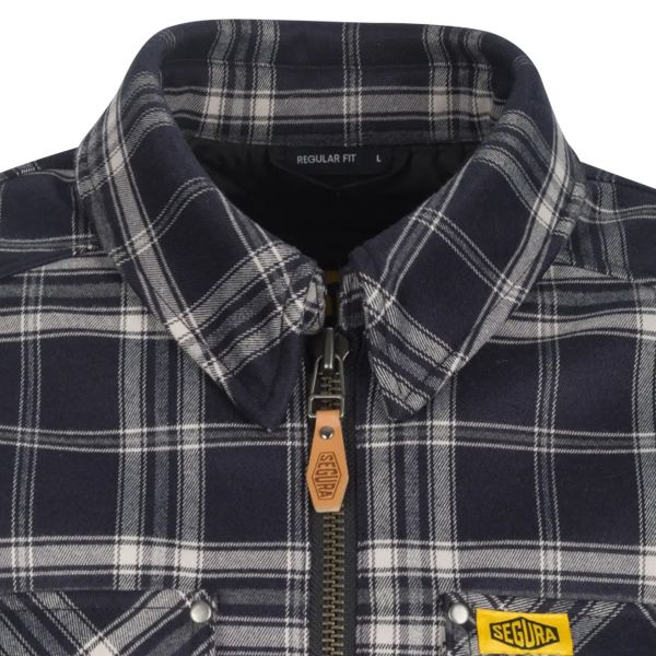 Segura Traffic White Navy Overshirt