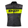 Motorcycle Coats SHOT Bodywarmer Lite Black Neon Yellow