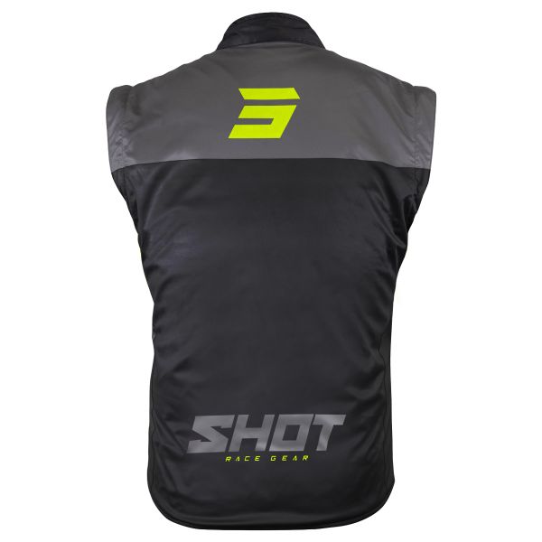 SHOT Bodywarmer Lite Black Neon Yellow