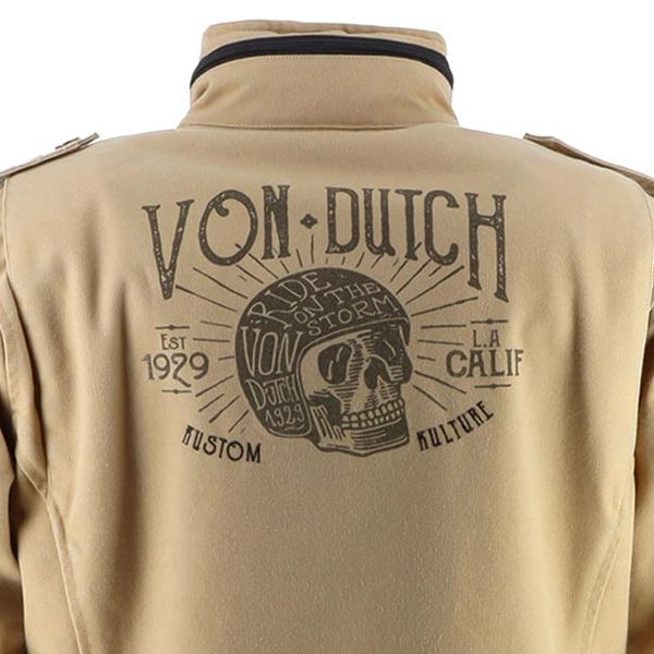 Von Dutch Section Khaki Cotton Canvas