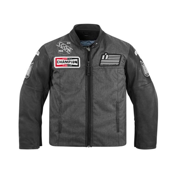 Motorcycle Jackets ICON 1000 Vigilante Dropout Black