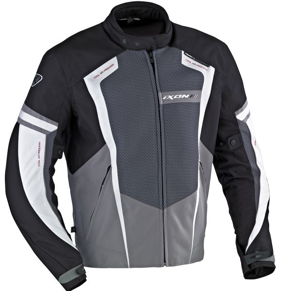 Motorcycle Jackets Ixon Airway HP Black Grey White