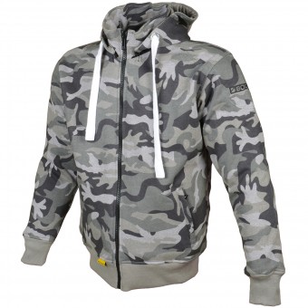 Motorcycle Jackets Booster Hoodie Kevlar Core Dark Camo