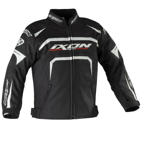 Motorcycle Jackets Ixon Eager Kid Black White