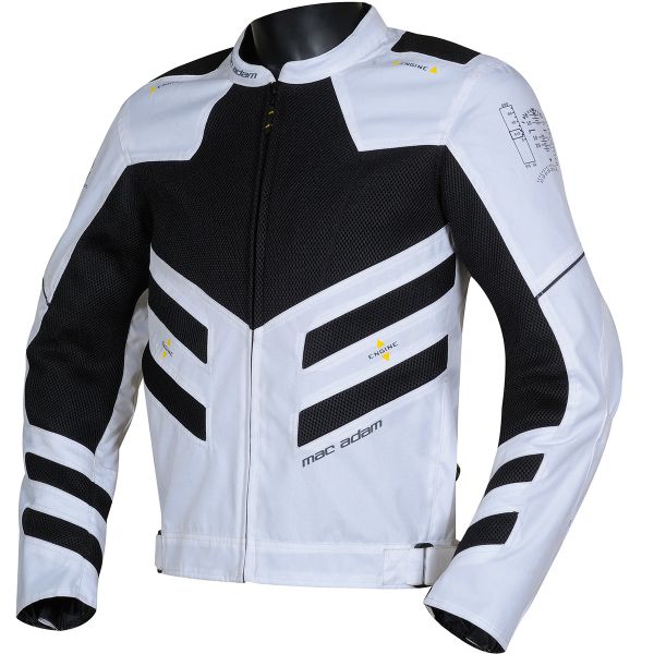 Motorcycle Jackets Mac Adam F22 White