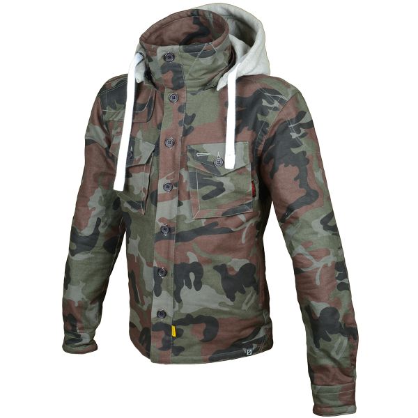 Motorcycle Jackets Booster Hoodie Kevlar Hunt Camo