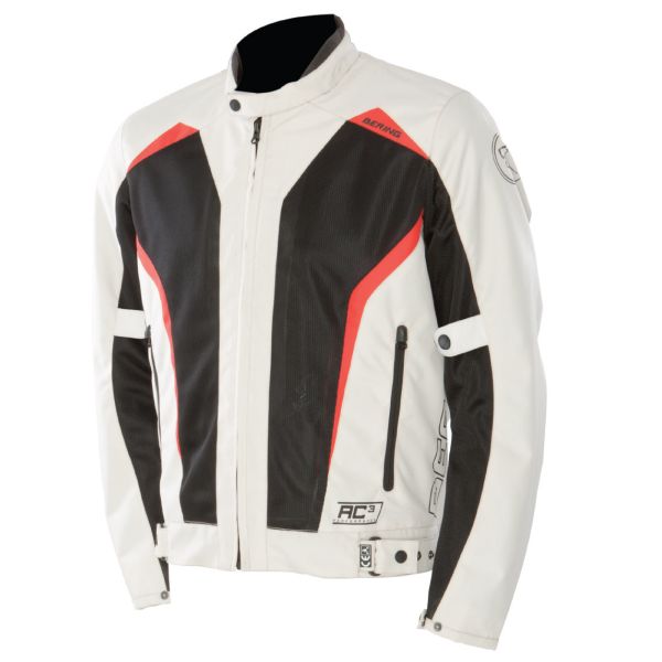 Motorcycle Jackets Bering Keers Black Beige
