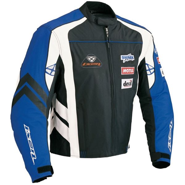 Motorcycle Jackets Ixon Los Angeles Black Blue White