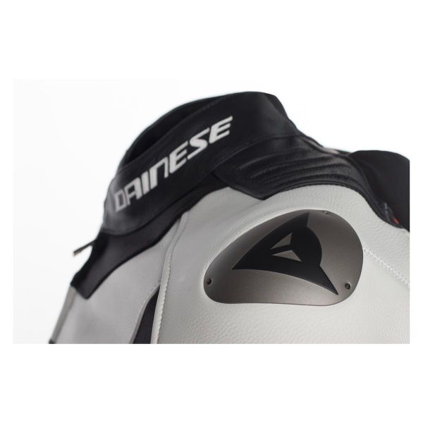 Dainese Misano D-Air White Black Red Fluo