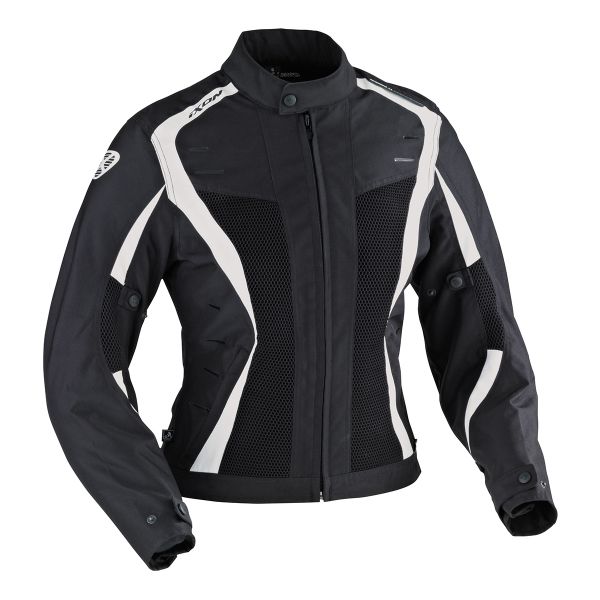 Motorcycle Jackets Ixon Rainbow HP Black White