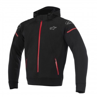 Motorcycle Jackets Alpinestars Sektor Tech Hoodie Black Red