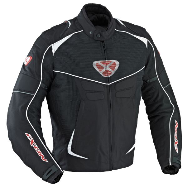 Motorcycle Jackets Ixon Sismic Sport Black White Red