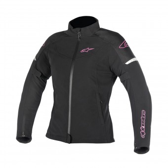 Motorcycle Jackets Alpinestars Stella Stratos Drystar Black Fuchsia
