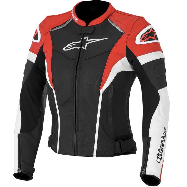 Motorcycle Jackets Alpinestars Stella GP PLUS R Black White Red