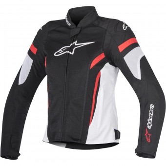 Motorcycle Jackets Alpinestars Stella T-GP Plus R V2 Air Black White Red