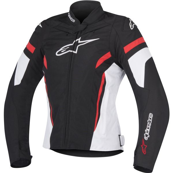 Motorcycle Jackets Alpinestars Stella T-GP Plus R V2 Black White Red