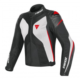 Motorcycle Jackets Dainese Super Rider D-Dry White Black Red