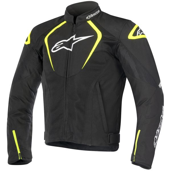Motorcycle Jackets Alpinestars T-Jaws V2 Air Black White Yellow Fluo Motorcycle Jackets Alpinestars T-Jaws V2 Air Black White Yellow Fluo