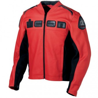 ICON Accelerant Jacket Red