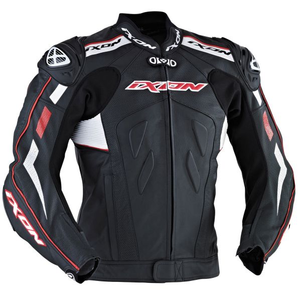 Motorcycle Jackets Ixon Addict Air Black White Red