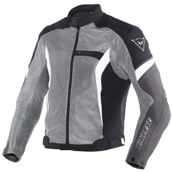 Motorcycle Jackets Dainese Air Crono Anthracite Black White