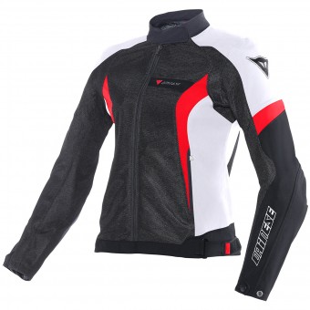 Motorcycle Jackets Dainese Air-Crono Lady Black White Red